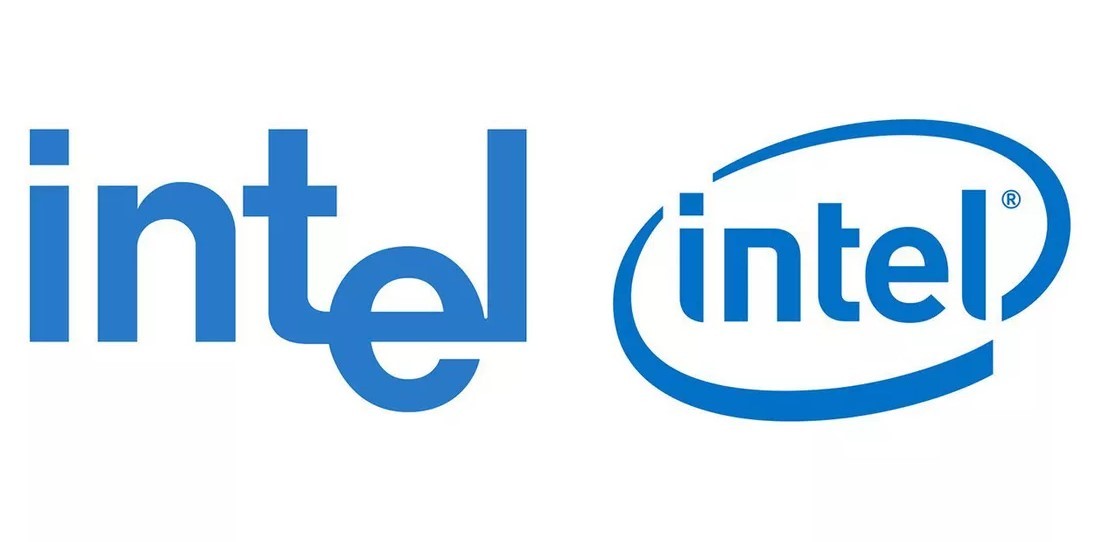 Perbandingan logo lama dan baru dari Intel (The Verge)